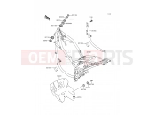 Frame - Kawasaki KLE500 (KLE500-A10) 2000