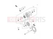 Rear Hub - Kawasaki KLE500 (KLE500-A10) 2000