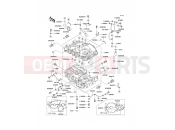 Crankcase - Kawasaki GPZ500S (EX500-E9) 2002