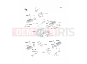 Footrests - Kawasaki GPZ500S (EX500-E9) 2002
