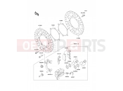 Front Brake - Kawasaki GPZ500S (EX500-E9) 2002