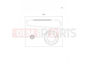 Chain Kit - Kawasaki KLE500 (KLE500-A12) 2002