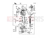 Carburetor - Kawasaki KDX200 (KDX200-C2) 1987