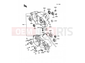 Crankcase - Kawasaki KDX80 (KDX80-C4) 1987