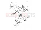 KAWASAKI KLR250 (KL250-D4) Footrests