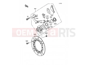 KAWASAKI KLR250 (KL250-D4) Front Brake