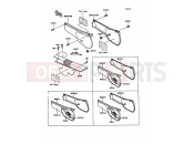 KAWASAKI KLR250 (KL250-D4) Side Covers/Chain Cover