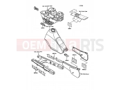 KAWASAKI KLR250 (KL250-D4) Labels