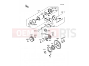 Starter Motor - Kawasaki KLR500 (KL500-A1) 1987