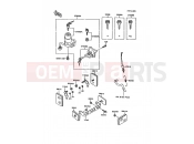 Ignition Switch - Kawasaki KLR500 (KL500-A1) 1987
