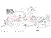 DUCATI 2004 Monster 1000 S EXHAUST SYSTEM