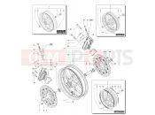 MV AGUSTA Brutale 675 Front Wheel Assembly