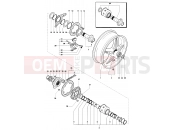 MV Agusta Brutale 910 R Italia Rear Wheel Assembly