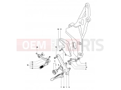 MV Agusta Brutale 989 Footrest Assembly Left