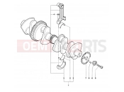 MV Agusta Brutale 1078 RR Crankshaft Assembly
