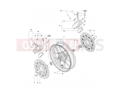 MV Agusta F3 675 ORO Front wheel Assembly