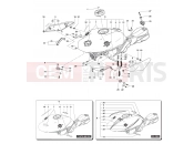 MV AGUSTA F3 800 RC Fueltank Assembly