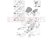 MV AGUSTA F3 800 RC Rear Fairing Assembly