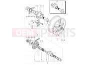 Rear Wheel Assembly - MV Agusta 1999 F4 750 ORO