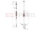 MV Agusta 2002 F4 750 SENNA Front Fork Right