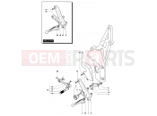 MV Agusta 2002 F4 750 SENNA Footrest Assembly Left
