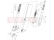 Front Fork Left F4SPR-SENNA - MV Agusta 2002-2003 F4 750S 1+1