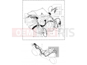 Wiring Harness - Mirrors - MV Agusta 2006 F4 Veltro Pista