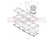 Cylinder & Piston Assembly - MV Agusta 2006 F4 Veltro Pista