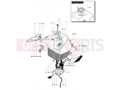 MV Agusta 2006 F4 Veltro Strada Fueltank Assembly