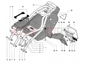 MV Agusta 2006-2007 F4 1000R Rear Frame (single seat)