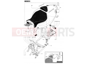 MV Agusta 2006-2007 F4 1000R Rear Fairing (single seat)