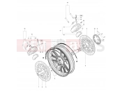MV Agusta 2016 F4 RC Front Wheel Assembly