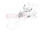 MV Agusta 2016 F4 RC Headlight Components