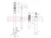 MV Agusta Rivale 800 Front Fork Right