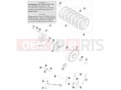 CLUTCH - KTM 125 SX (6101L0) [EU] 2012