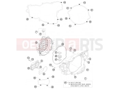 KTM 250 SX (6301L0) [EU] 2012 CLUTCH COVER