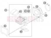 KTM 250 SX (6301L0) [EU] 2012 REED VALVE CASE