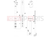 KTM 50 SX MINI (6001L5) [EU] 2012 FRONT FORK DISASSEMBLED