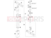KTM 50 SX MINI (6001L5) [EU] 2012 SHOCK ABSORBER DISASSEMBLED