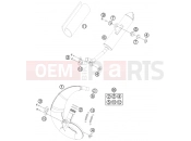 KTM 50 SX MINI (6001L5) [EU] 2012 EXHAUST SYSTEM