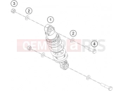 SHOCK ABSORBER - KTM 50 SX (6001L4) [EU] 2012