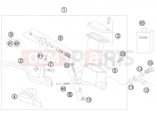 FRONT BRAKE CONTROL - KTM 65 SX (6001I6) [EU] 2009