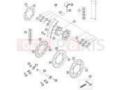 REAR WHEEL - KTM 250 SX (6301G0) [EU] 2007