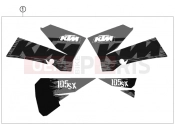 DECAL - KTM 105 SX (6101G5) [US] 2007