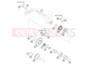 KTM 300 EXC (7403D0) [EU] 2004 KICK STARTER