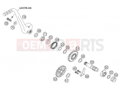 KICK STARTER - KTM 125 SX (6101D0) [EU] 2004