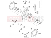 KTM 105 SX (6101D5) [EU] 2004 REAR WHEEL