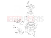 KTM 85 SX (6001D9) [EU] 2004 CYLINDER, CYLINDER HEAD