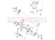 CRANKSHAFT, PISTON - KTM 450 SX (8401F5) [EU] 2006