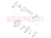 TRANSMISSION II - COUNTERSHAFT - KTM 450 SX (8401F5) [EU] 2006